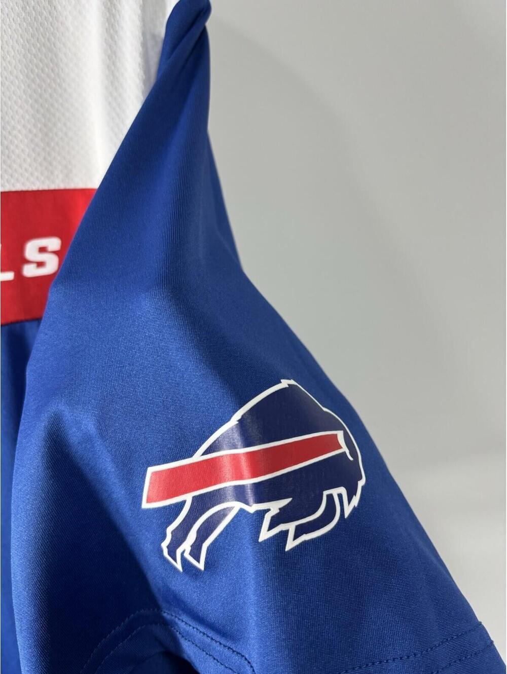 Men's Buffalo Bills MSX by Michael Strahan Color Block Performance Polo XL - Picture 7 of 15